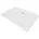 rechteckige Slim-Duschwanne 100 80 weiß chrom Siphon 40108010