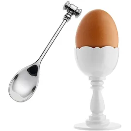 Alessi MW14SET W Dressed Eierbecher weiß