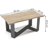 Vicco Couchtisch Arne 90 x 50 cm