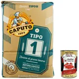 4x Farina Molino Caputo Tipo 1 Pizza Napoli Pizzamehl Pizza Mehl 1kg+Polpa 400g