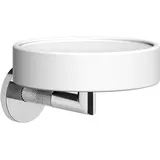GESSI Anello, Seifenablage matt weiß zur Wandmontage, 63701031, Farbe: Chrom