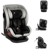 Kikkaboo Autokindersitz Kindersitz i-View i-Size, bis: 36 kg, (40-150cm) Isofix Top Tether 360-Grad-Drehung grau