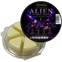 WonderWax Duftwachs WonderWax® Parfume Duftkreis 6 x Duftwachs Ecken Weiß (Alien), Duftrichtung: Alien