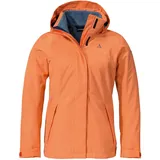 Schöffel Damen Partinello 3in1 Jacke (Größe XS, orange)