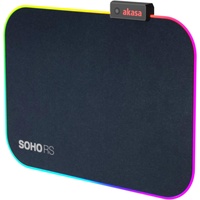 Akasa Soho RS RGB Mousepad, 350x250mm, schwarz