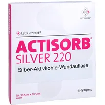 docpharm gmbh ACTISORB 220 Silver 10,5x10,5 cm steril Kompressen