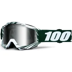 100% Accuri Extra Bali Motocross Brille, weiss-grün für Männer