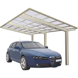 Ximax Carport Linea Typ 110 Edelstahl-Look XL 302 x 556 cm Sonderfertigung