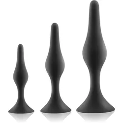 Blush Luxe Beginner Analplug-Set black