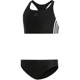 Adidas Fit 3-Streifen Bikini Kinder schwarz/weiß 116