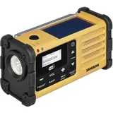 Sangean Outdoorradio DAB+ schwarz + gelb