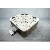 Premium Outdoor Whirlpool Roma 230x230cm + Vollausstattung