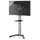 VCM Stadino Maxi TV-Standfuß 1 Stk. 1,0 m Silber/Schwarzglas Aluminium