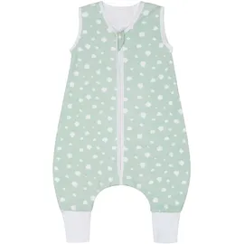 EMMA & NOAH Schlafsack mit Füßen 1.0 TOG,