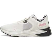 Puma Disperse Xt 3 Wn'S Animal Remix Road Running Shoes, Warm White-Fast Pink-Puma Black, 38.5