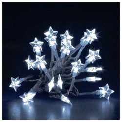 KONSTSMIDE LED-Lichterkette 1263-203 LED Lichterkette 20er Sterne weiss Batt.