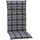 BEO Hochlehner Auflage 118 x 50 x 6 cm grau 4-tlg.