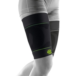 BAUERFEIND SPORTS Kompressionsbandage Oberschenkel schwarz, short, Gr. XL
