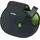 Basil Antriebschutz Universal schwarz/lime