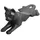 Esschert Design Türstopper Katze Grau 8 x 17 x 7 cm