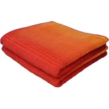 DYCKHOFF Colori Handtuch 2 x 50 x 100 cm rot