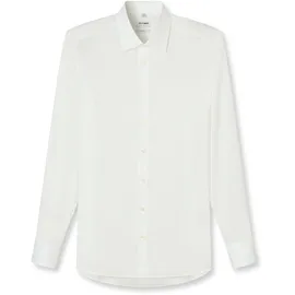 Olymp Businesshemd OLYMP "OLYMP Level Five, body fit, New York Kent", Herren, Gr. 43, Normaler Arm, hellbeige, 97% Baumwolle, 3% Elastolefin, Hemden