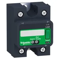 Schneider Electric SSP1A125BDS Halbleiterrelais, Montageplatte, E: 3-32 VDC, A: 24-300 VAC, 25 A, Diagnose