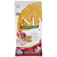 Farmina N&D Ancestral Grain Adult Medium Maxi mit Huhn & Granatapfel 12 kg