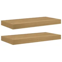 vidaXL Wandregal 50 x 23 x 4 cm Braun