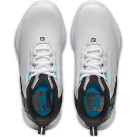 FootJoy Fuel Spikeless, weiß/schwarz/hellblau