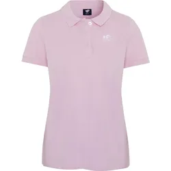 Poloshirt mit Label-Stickerei hellrosa XL