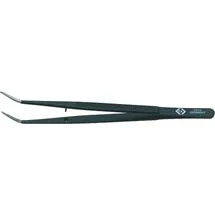 C.K Tools T2315 Präzisionspinzette Spitz gebogen fein 150 mm