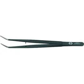 C.K Tools T2315 Präzisionspinzette Spitz gebogen fein 150 mm