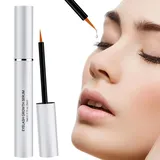 GlasFlength Wimpernserum, Eyelash Serum ohne Hormone 3 ml Lash Serum & Augenbrauen Serum für Schnelleres Wimpernwachstum Vollere Längere Wimpern Natürliches Wimpern Booster für Besseres Wachstum