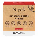 Niyok 2in1 Feste Dusche + Pflege (Intense red)