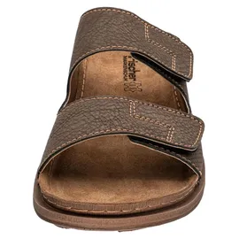 Fischer Markenschuh Slides Braun 41
