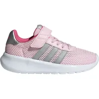 Adidas Lite Racer 3.0 EL K Sneaker, White Rosa Silver, 37 1/3 EU