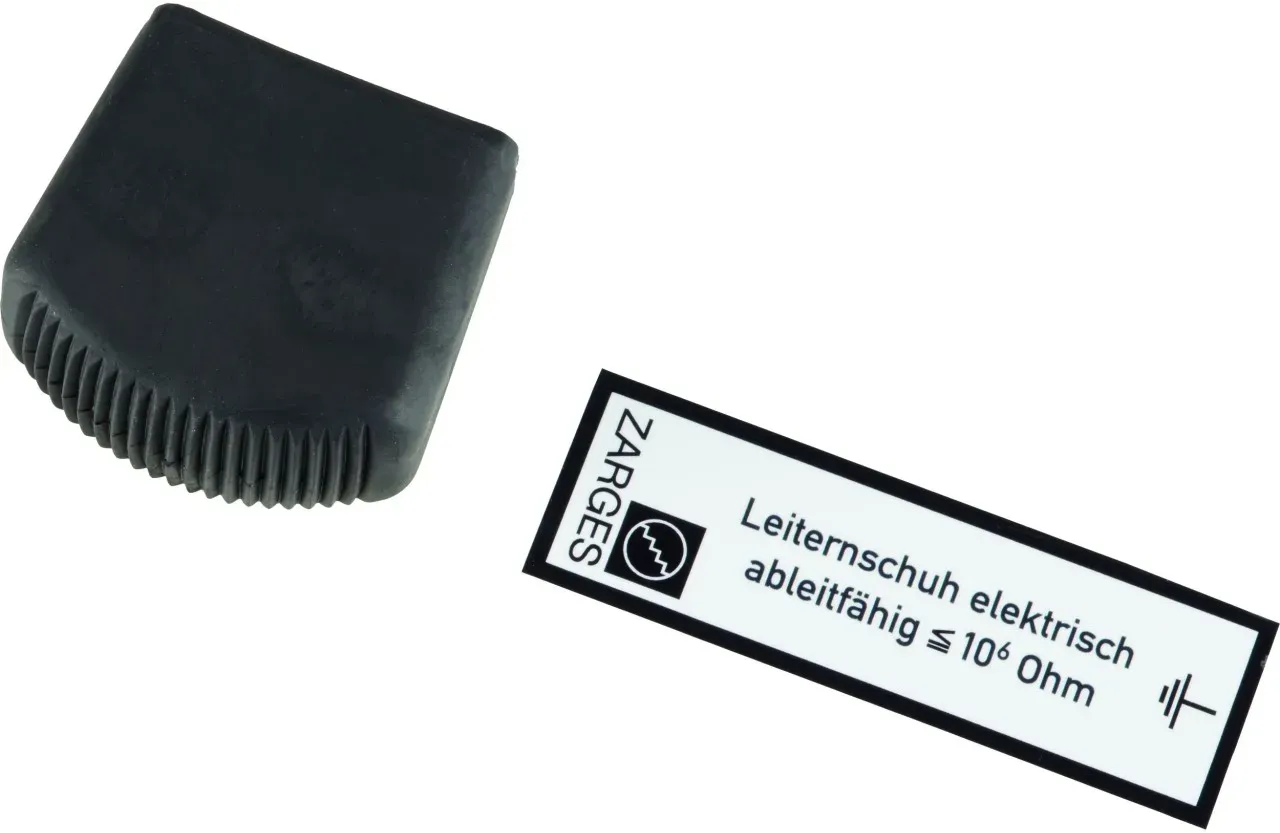 Außenschuh elektrisch ableitfähig schwarz 68 x 25 mm