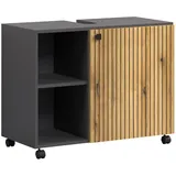 trendteam Waschbeckenunterschrank 80 x 64 cm Grau