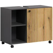 trendteam Waschbeckenunterschrank 80 x 64 cm Grau