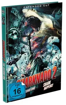 SHARKNADO 2 - The Second One -  2-Disc Mediabook - Cover A - Extended Cut - Limited Edition auf 999 Stück  (Blu-ray + DVD)