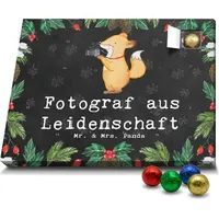 Mr. & Mrs. Panda Schoko Adventskalender Fotograf Leidenschaft - Schwarz - Geschenk, Fotoshooting, Profi Fotograf, Tourist, Ausbildung, Abschied, Ar... - Schwarz