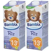 Bambix Drink de Croissance Riz 1-3 ans Lait 2x1 l