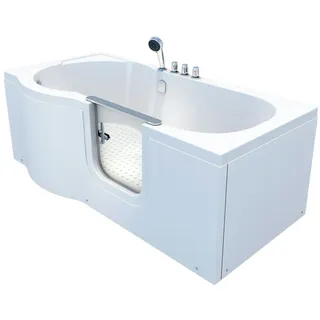 AcquaVapore Seniorenwanne mit Tür S12-TH-R Badewanne 85x170cm