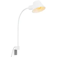 Briloner Bettleuchte Leselampe Wandlampe verstellbar 1xE27 10W weiß Kippschalter