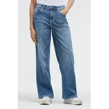 Soccx Damen Jeans NA:DI Regular Fit Saltwater Blue, 32 - 32W