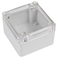 TRU Components TC-7910748 Universal-Gehäuse ABS-PC Grau 1St.