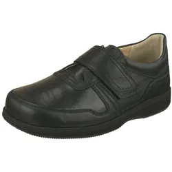 Klettschuh NATURAL FEET "Korbin XL", Herren, Gr. 42, schwarz, Leder, Synthetik, casual, Schuhe, mit atmungsaktivem Innenfutter