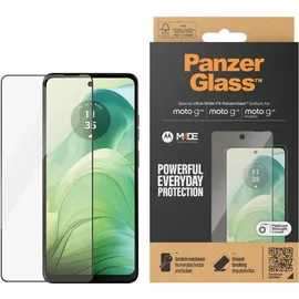 Panzer Glass PanzerGlass Screen Protector Motorola moto g04 and g24 power Ultra-Wide (6585) - Transparent