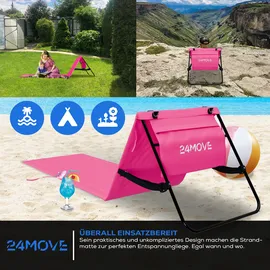 24move Campingliege 2er Set Rosa